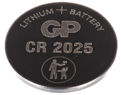 Батарейка  3V CR-2025 дисковая GP литиевая (цена за 1шт) 