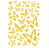 Наклейка интерьерная Декоретто AI 5001 Золотые бабочки  