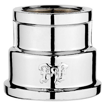 Муфта латунная переходная 1"х3/4" (25х20мм)  хром