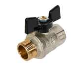 Кран шаровый Bugatti Oregon 3/4" г/ш бабочка 03070065 (14/56)