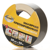 Лента малярная бумажная 38мм* 50м AVIORA 304-009