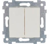Выключатель АКСИОМА, слоновая кость, 2кл, С510-449, 122009 