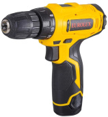Дрель-шуруповерт аккумуляторная Eurolux ДА-12/1Li, 12В, 1x1.5Ач, 25Нм, Li-Ion, ЗУ, 72/14/37