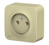 Розетка "SchE" Blanca О/У 1м б/з 16А IP20 бежевая BLNRA000117 