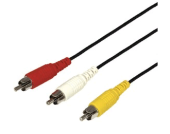 Шнур 3х3 RCA 1,5м "REXANT"  17-0202 