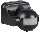 Датчик движения "IEK" ДД 009, 1100Вт, 12м, 180°, IP44, чёрный LDD10-009-1100-002, 152848 