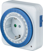 Таймер суточный "Navigator" 61558 NTR-A-S02-WH,  IP20, 16А 