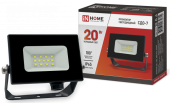 Прожектор диодный 20Вт СДО-7, IP65, 6500K, чёрный, In Home 4690612034614 