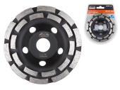 Чашка алмазная 125х22,2мм двухрядная GEPARD  GP0808-125