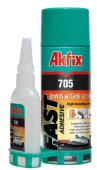 Клей экспресс Akfix 705 25гр клей + 100мл активатор AN705_25