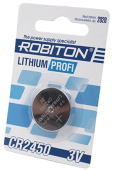 Батарейка  3V CR-2450  дисковая "Robiton PROFI" литиевая 13055 