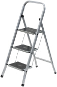 Стремянка 3 ступени с резиновым ковриком сталь Zalger 511-3