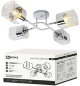 Люстра AURA TESO-WH 4хЕ27 белая IN HOME 4690612063577 