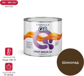 Грунт-эмаль по ржавчине Formula Q8 1,9кг шоколадная 222589