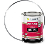 Эмаль Лакра ПФ-115 1кг Белая матовая 
