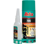 Клей экспресс Akfix 705 100гр клей + 400мл активатор AN705_100