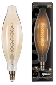  LED Gauss Vintage Filament Flexible BT120 8W E27 120*420mm Amber 620lm 2400K 156802008 