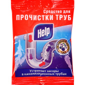 Средство для прочистки труб Help 90гр, саше 4-0399 