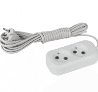 Удлинитель 2гн 5м б/з ЭРА 6А  UX-2-5m  Б0038559 