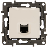 Розетка "Legrand" Etika крем ПК RJ45 категория 5UTP 672341 без рамки 