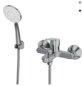 Смеситель RUSH для ванны SK5720-44 Lt D35 серия SKY 