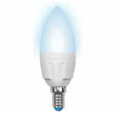 Лампа светодиодная свеча Е-14 7W Uniel C37 4000К холодный свет UL-00002411 