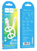 Кабель Hoco X85 USB (m)-Lightning (m) 1.0м 2.0A TPE белый 6931474777447 