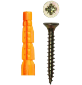Дюбель 6х37+ ШУЖ 3,5х 40 (пакет 8шт)