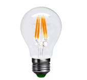 Лампа светодиодная Filament груша 8(75)W Е-27 А-60 тип UNEL sky теплый белый UL-00000198 