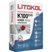 Клей для плитки  Litokol Hyperflex K100 серый 20 кг