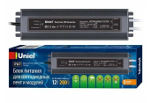 Блок питания Uniel 12V 200Вт IP67 UET-VAF-200A67 ультратонкий UL-00007579 