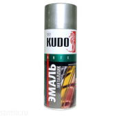 Краска аэрозольная "Kudo" 520мл.  Хром металик (KU-1027)