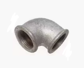Угольник 1/2" (15мм) оцинкованный