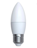 Лампа светодиодная свеча Е-27 7W VOLPE C37 4000K белый свет UL-00003798 