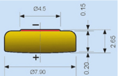 Батарейка часовая Energizer (397-386) SR726SW, SR59 