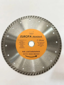 Диск отрезной алмазный 230х2,4х10х22,2мм по бетону Турбо EVROPA