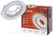 Светильник встраиваемый GX53R-crystal R32L-CC, с подсветкой 4К под лампу GX53 IN HOME 4690612044309 