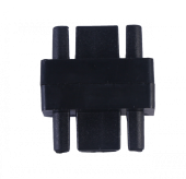 Коннектор шинопровода SC-B-TL TOP-LINE прямой, чёрный IN HOME 4690612029351 