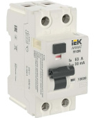 Автоматический выключатель IEK ARMAT УЗО 2П 63А 30mA ВДТ R10N тип AC 10кА AR-R10N-2-063C030 