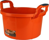 Таз 50л ударопрочный для сухих смесей, ручка 2К (DЕCOR 670-1150)