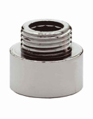 Переходник латунный 1/2"гайка х3/8"штуцер (15х10мм) хром 506 REMER