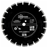 Диск отрезной алмазный 350х25.4х10мм TRIO-DIAMOND по асфальту New Formula Asphalt NFA350