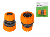 Муфта 1/2"(5/8") х 3/4" переходная соеденительная  STARTUL GARDEN