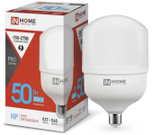 Лампа светодиодная LED-HP-PRO 50Вт 230В Е27/40 6500К 4750Лм IN HOME промышленная 4690612031125 