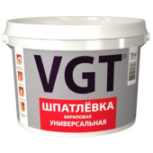 Шпатлевка "ВГТ" универсальная акриловая  18 КГ (4) 7 391