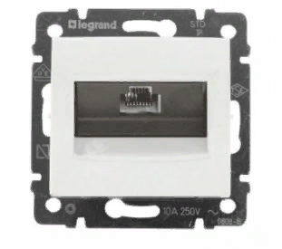  Розетка "Legrand" Valena белая, компьютерная 774230 RJ45 CAT.5E UTP без рамки  