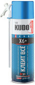 Клей пена "Клеит всё Х6+ Kudo всесезонная 650мл/580гр. 202867
