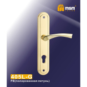 Ручка на планке 405L PB DAMAX (85mm) золото