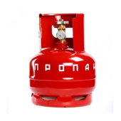 Баллон газовый  5л с вентилем ВБ-2 NOVOGAS/ на витрине нет барашка вентиля 