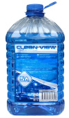 Жидкость очиститель стекол CLEAN VIEW 5л Незамерзайка -30 градусов 